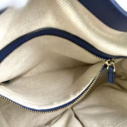 Gucci Soho Interlocking G Shoulder Strap Not Included Enamel Leather Purple