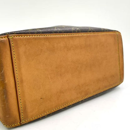 Louis Vuitton Cabas Piano Monogram Leather X PVC Brown Tote Bag Gold M51148