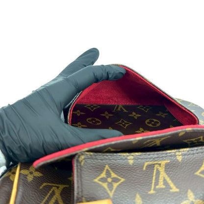 Louis Vuitton Vintage Exanterie City Monogram Leather Handbag Mini Boston Bag