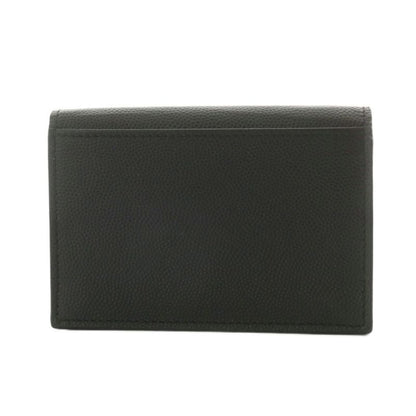 Saint Laurent Paris Card Case Business Card Holder Logo Leather Black AN3 AA