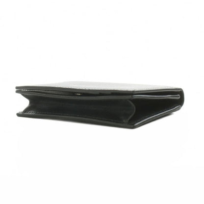 Saint Laurent Paris Card Case Business Card Holder Logo Leather Black AN3 AA