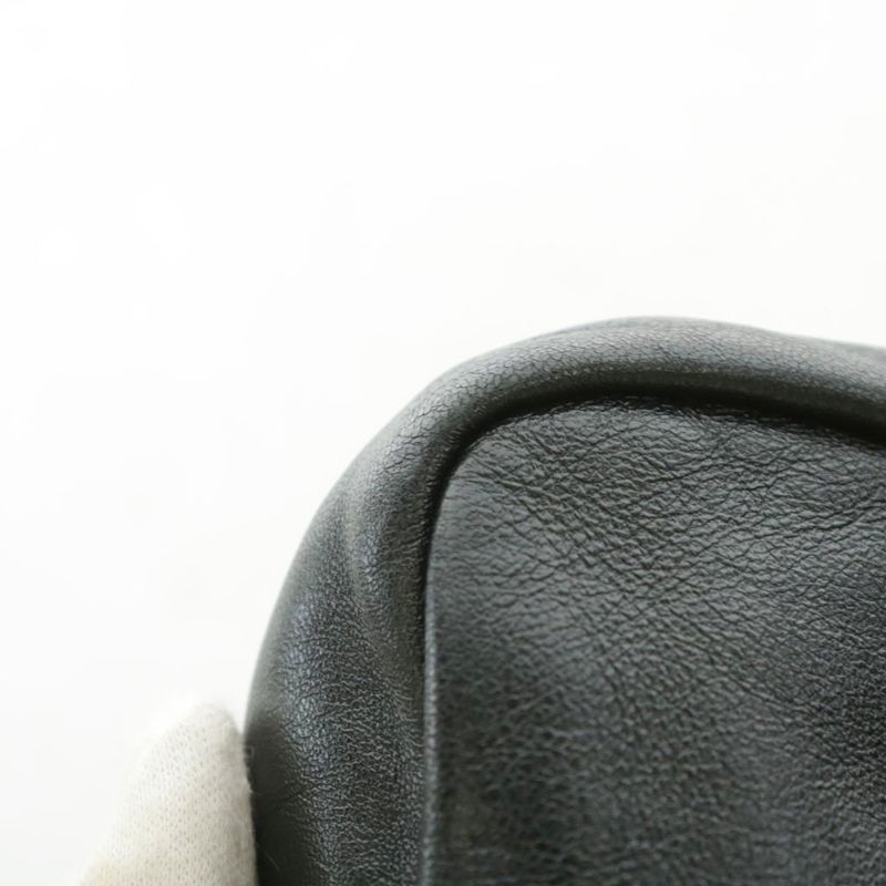 Saint Laurent Paris Shoulder Bag Logo Leather Black AN6 AA