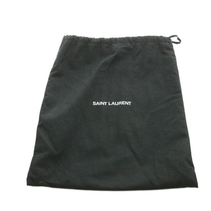 Saint Laurent Paris Shoulder Bag Logo Leather Black AN6 AA