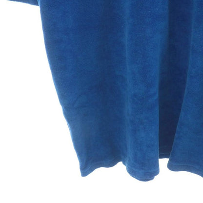 Bottega Veneta T-shirt Cut And Sewn Short Sleeves Henley Neck L Blue 656849 AN51