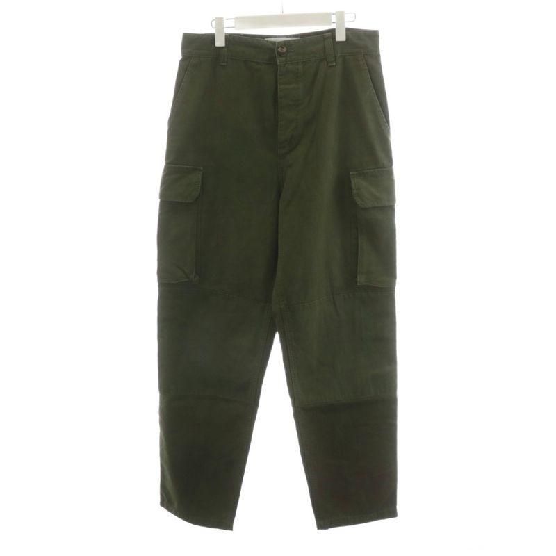Loewe Cargo Pants Logo Cotton 48 Khaki AN12 AA