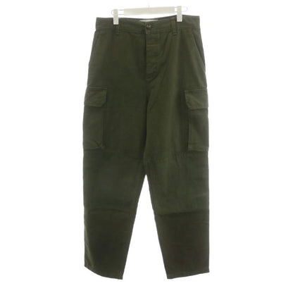 Loewe Cargo Pants Logo Cotton 48 Khaki AN12 AA