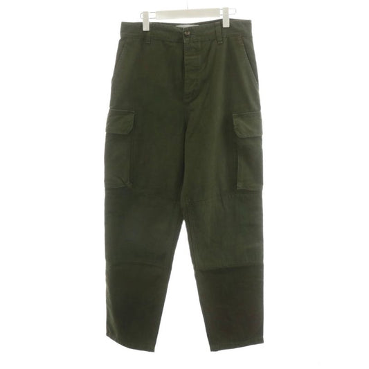 Loewe Cargo Pants Logo Cotton 48 Khaki AN12 AA