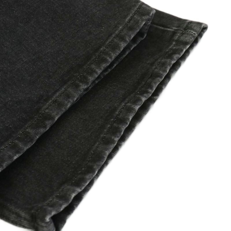 Loewe Straight Leg Jeans Denim Pants Jeans G Pants Button Fly 56 Black H526y11w2