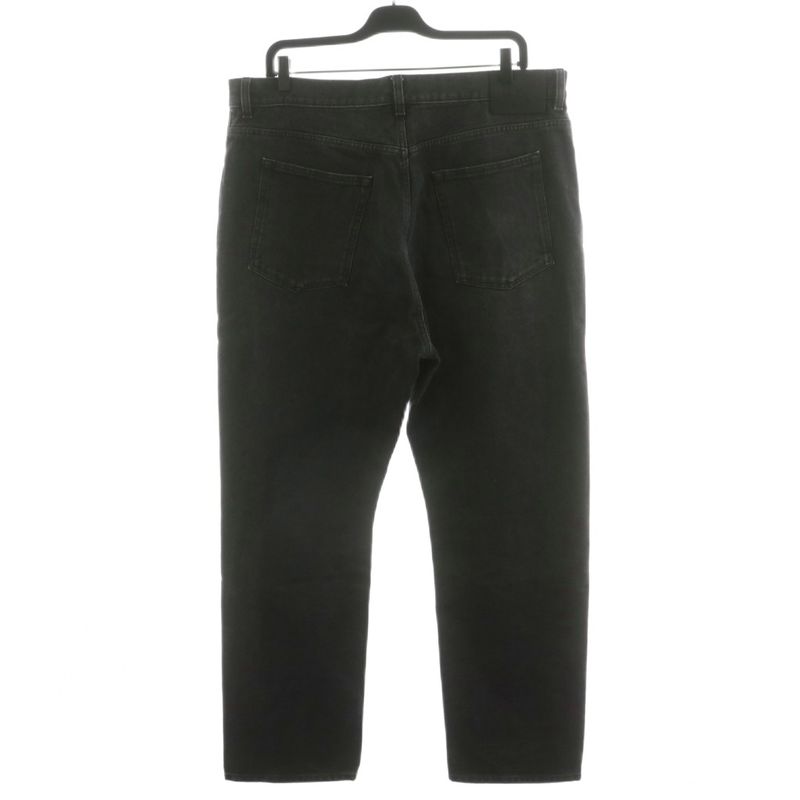 Loewe Straight Leg Jeans Denim Pants Jeans G Pants Button Fly 56 Black H526y11w2