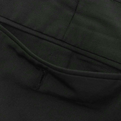Gucci Pants Slacks Lace Center Press Roll Up Wool Silk Blend Silk 7-48r Black