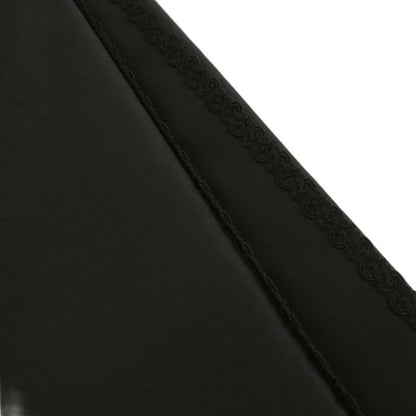 Gucci Pants Slacks Lace Center Press Roll Up Wool Silk Blend Silk 7-48r Black