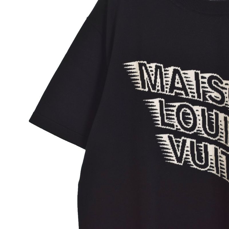 Louis Vuitton 21AW Maison Louis Vuitton Knit Sweater Short Sleeves Logo Design
