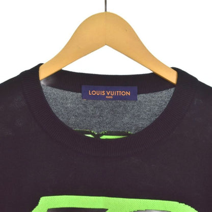 Louis Vuitton 22AW Graphic Knit T-shirt Cut And Sweater Short Sleeve Logo
