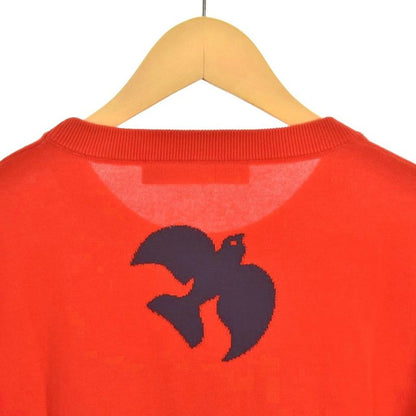 Louis Vuitton 23SS Knit Sweater Short Sleeve Logo Design M Red Rm2319 JL4 Hon01w