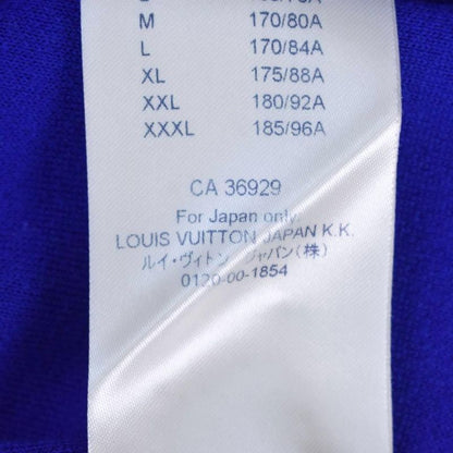 Louis Vuitton 21SS LVM Intarsia Knit Sweater Short Sleeves M Blue Rm211m ZLW