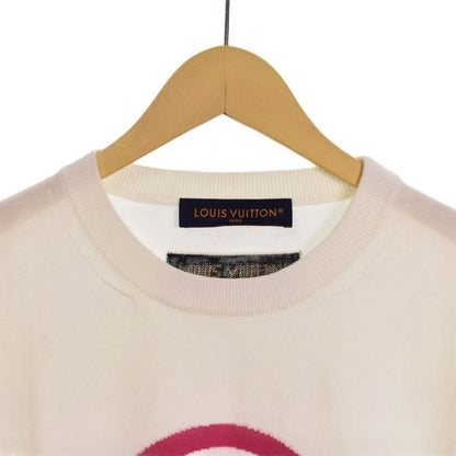 Louis Vuitton 23AW Logo Printed Tee Knit Sweater Short Sleeves Logo Design M