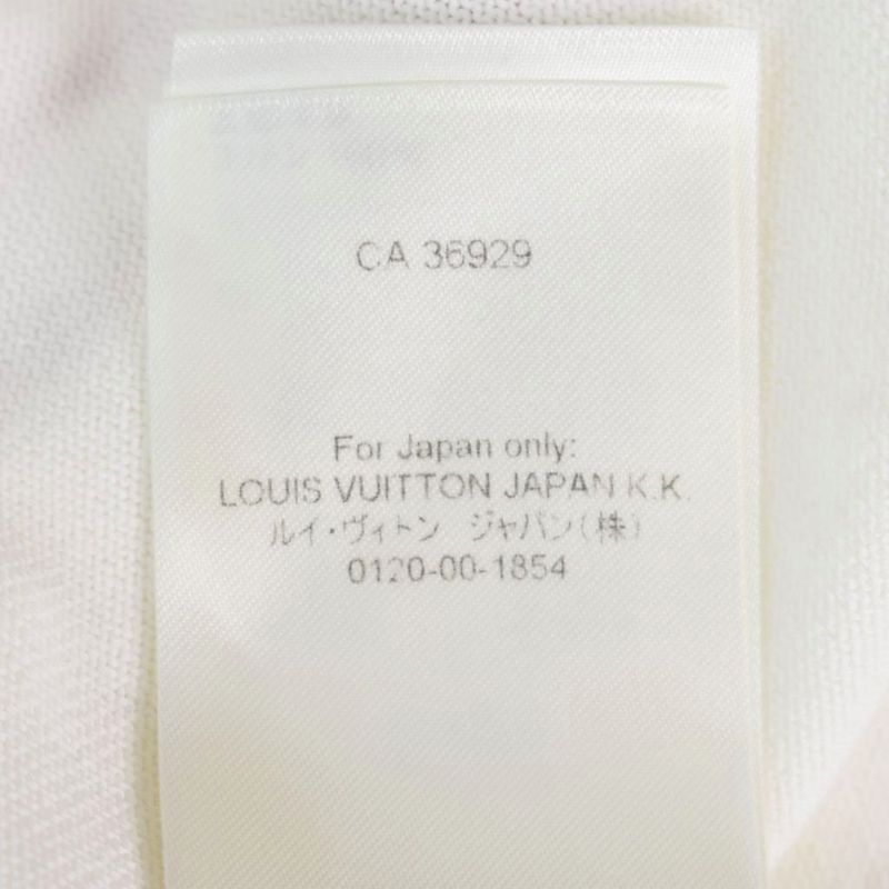 Louis Vuitton 23AW Logo Printed Tee Knit Sweater Short Sleeves Logo Design M