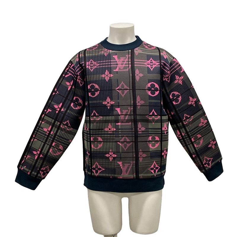Louis Vuitton Sweatshirt Size S Men's Monogram Jacquard Sweatshirt Hky75wzrw