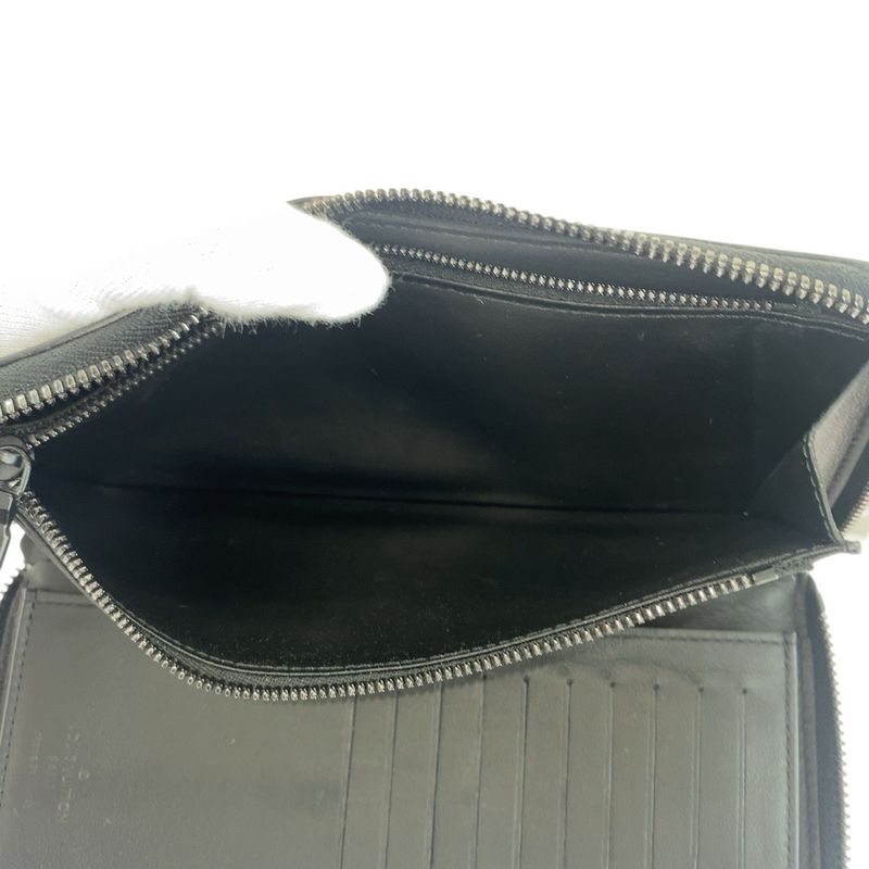 Louis Vuitton Monogram Shadow Zippy Wallet Vertical M62902 Long Wallet Men's