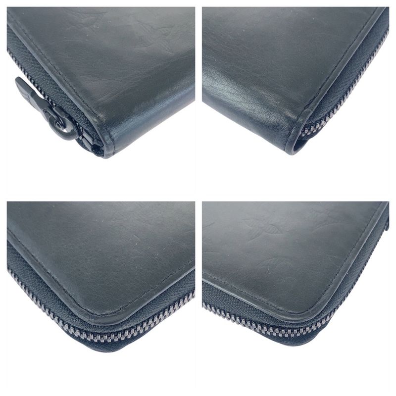 Louis Vuitton Monogram Shadow Zippy Wallet Vertical M62902 Long Wallet Men's