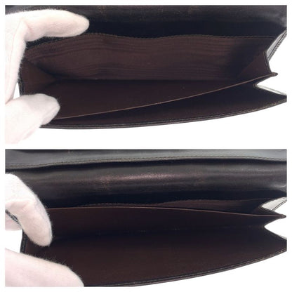 Gucci Jackie Sherry Line Beige Dark Brown Silver Hardware GG Canvas/leather 035