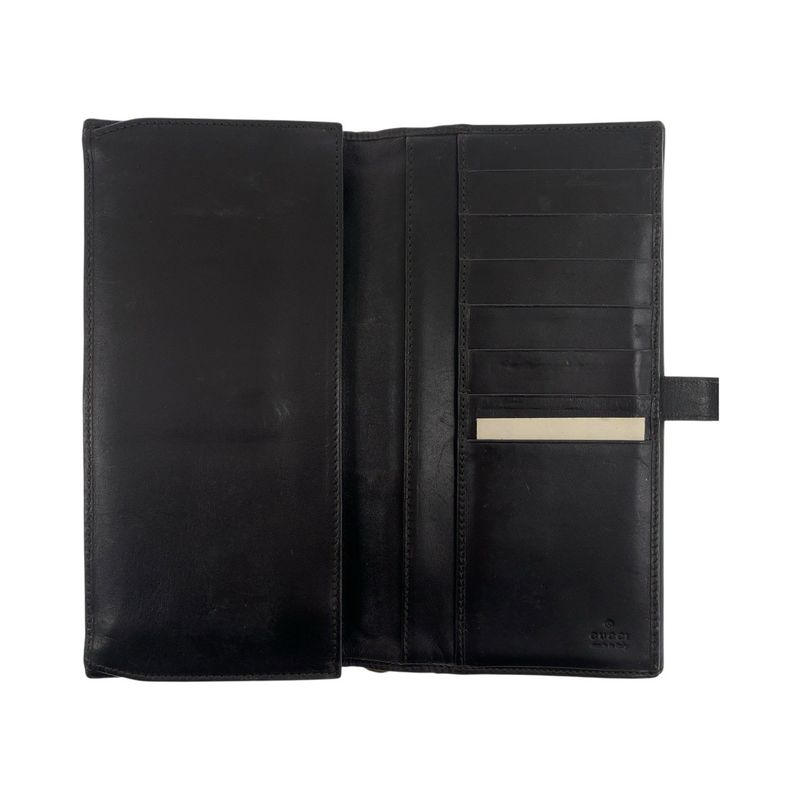 Gucci Jackie Sherry Line Beige Dark Brown Silver Hardware GG Canvas/leather 035