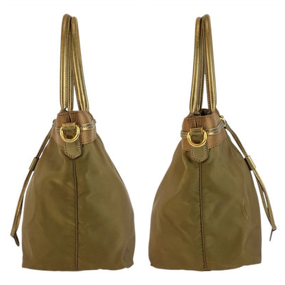 Prada Khaki Nylon 31 Tote Handbag Women 505772