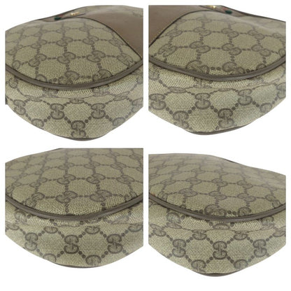 Gucci Sherry Line Beige Brown GG Supreme Canvas 89 01 034 Clutch Bag Second Bag