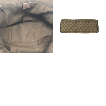 Gucci Sherry Line GG Pattern Beige Silver Hardware GG Canvas/leather 145758