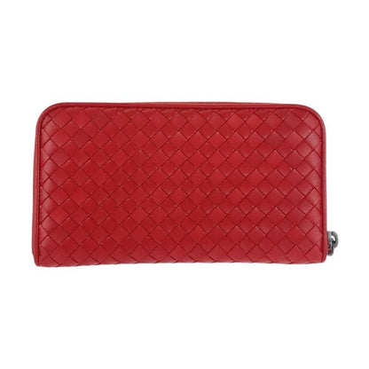 Bottega Veneta Bottega Veneta Intrecciato Red Leather Bo6858141w Long Wallet