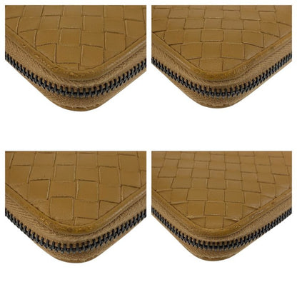 Bottega Veneta Bottega Veneta Intrecciato Beige Mustard B05493135f Long Wallet