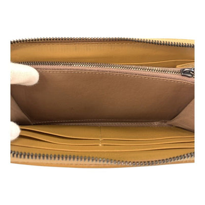 Bottega Veneta Bottega Veneta Intrecciato Beige Mustard B05493135f Long Wallet