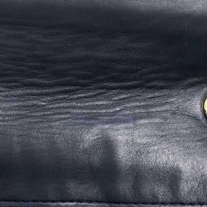 Bottega Venetaveneta Intrecciato Handbag Nappa Handbag Leather Navy Women