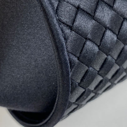 Bottega Veneta Intrecciato Handbag Nappa Handbag Fabric Black Women