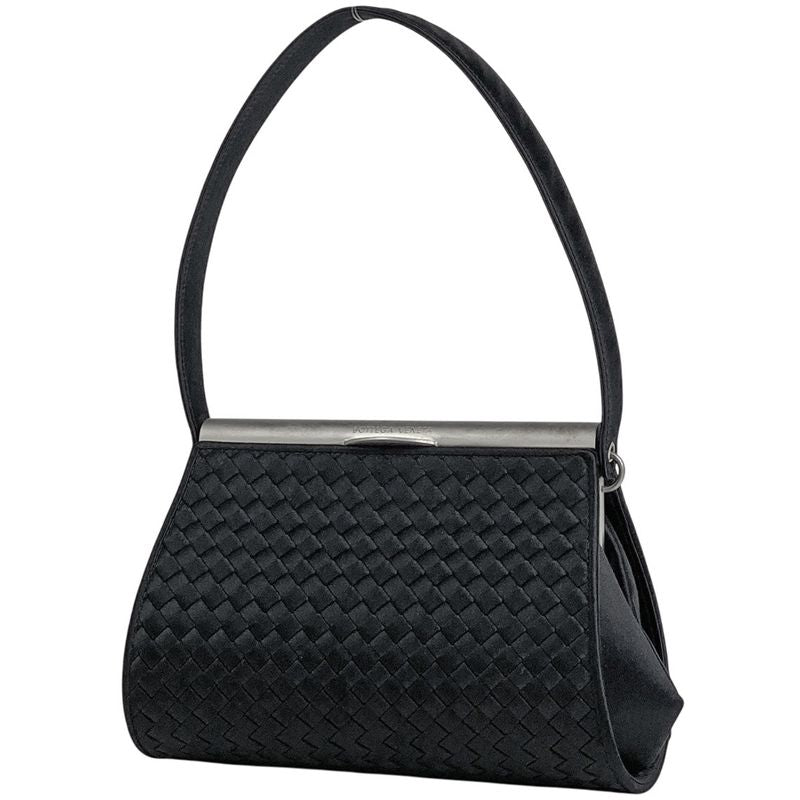 Bottega Veneta Intrecciato Handbag Nappa Handbag Fabric Black Women