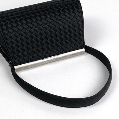 Bottega Veneta Intrecciato Handbag Nappa Handbag Fabric Black Women