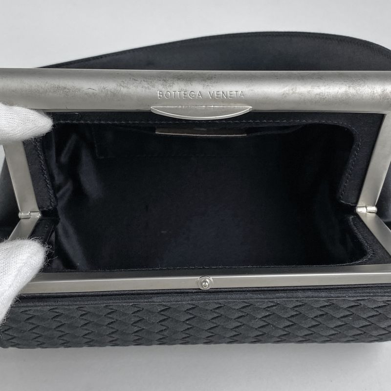 Bottega Veneta Intrecciato Handbag Nappa Handbag Fabric Black Women