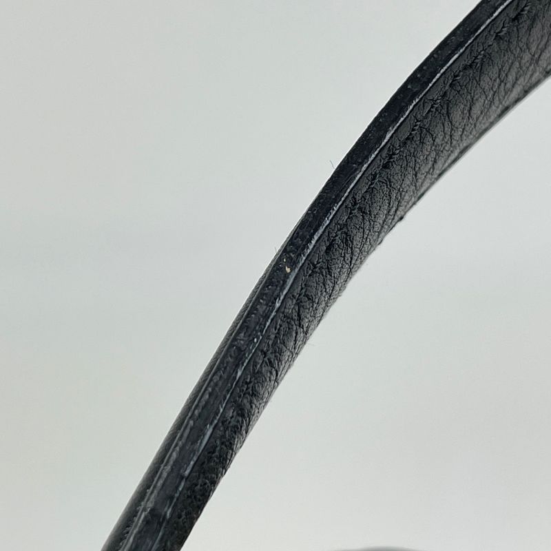 Gucci Soho Tote Bag Fringe Interlocking G Tote Leather Black 282309 Women