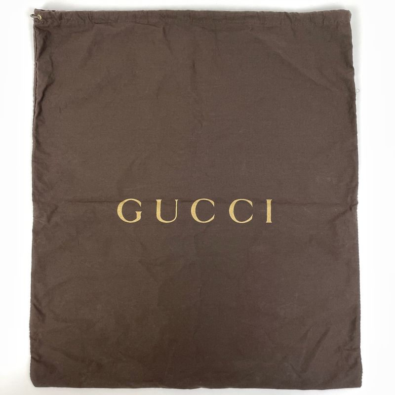 Gucci Soho Tote Bag Fringe Interlocking G Tote Leather Black 282309 Women