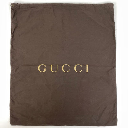 Gucci Soho Tote Bag Fringe Interlocking G Tote Leather Black 282309 Women