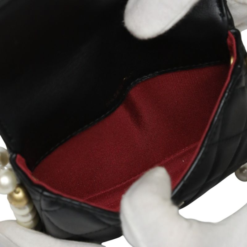 Chanel Mini Shoulder Bag Matelasse Shoulder Bag Chanel Black