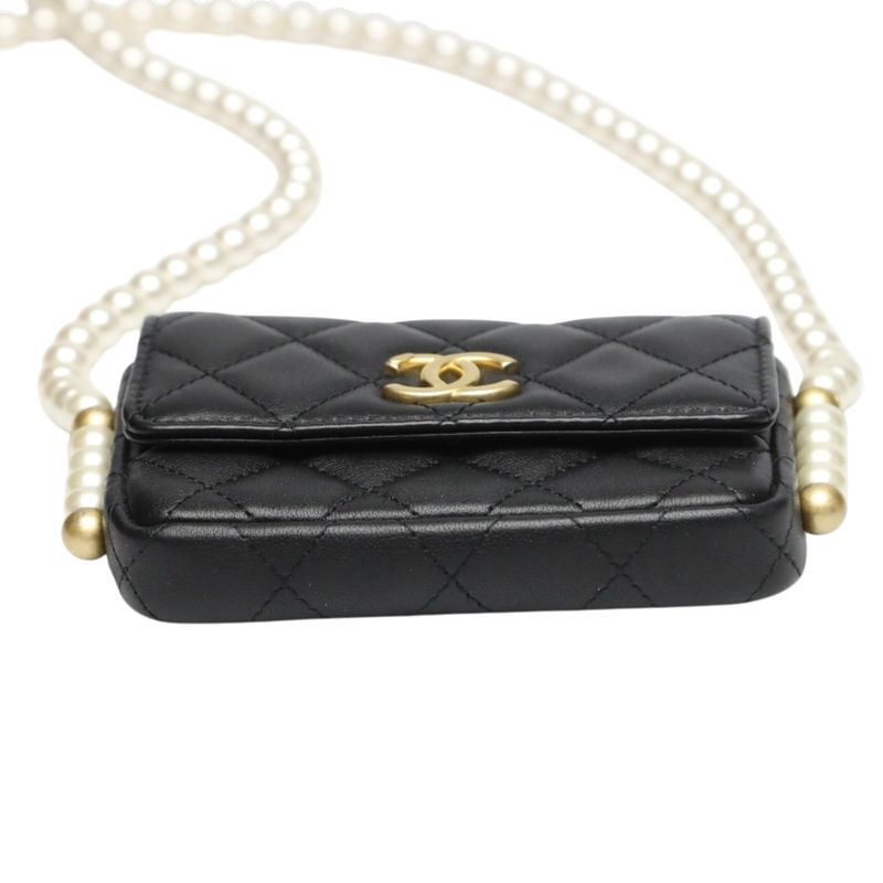 Chanel Mini Shoulder Bag Matelasse Shoulder Bag Chanel Black