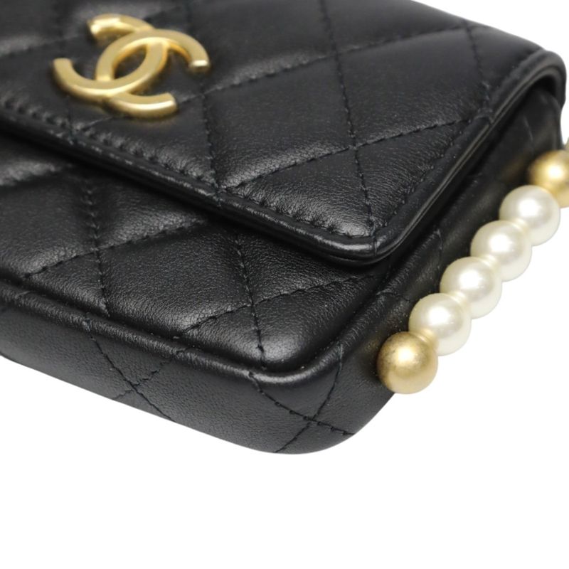 Chanel Mini Shoulder Bag Matelasse Shoulder Bag Chanel Black