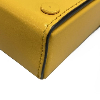 Gucci Shoulder Bag Horsebit 1955 625615 Yellow Leather