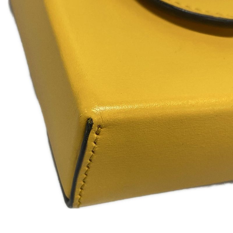 Gucci Shoulder Bag Horsebit 1955 625615 Yellow Leather