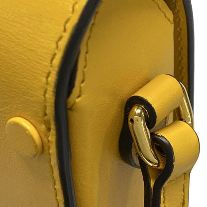 Gucci Shoulder Bag Horsebit 1955 625615 Yellow Leather