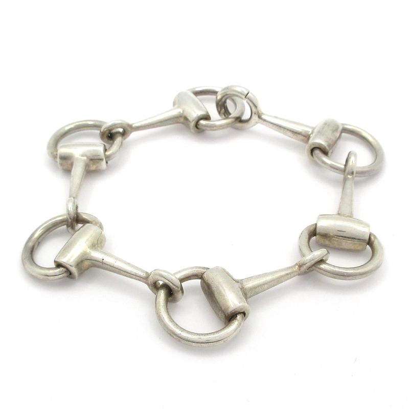 Gucci Bracelet Horsebit Silver Vintage