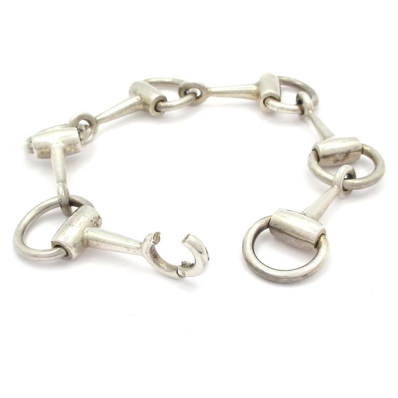 Gucci Bracelet Horsebit Silver Vintage