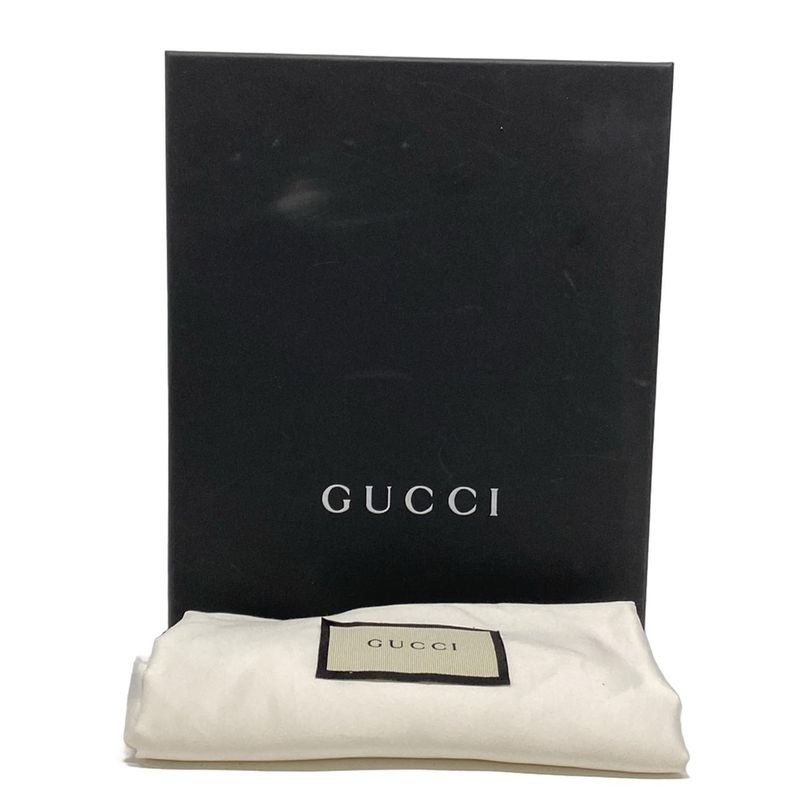 Gucci Shoulder Bag Sherry (web) 719885 Black Green And Red Leather