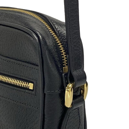 Gucci Shoulder Bag Sherry (web) 719885 Black Green And Red Leather